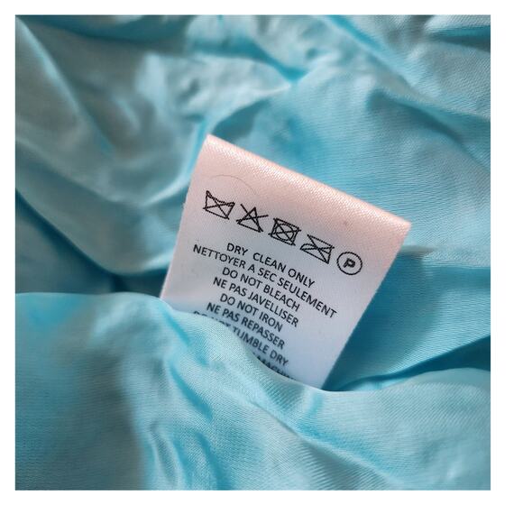 Retrofete Gabrielle Robe Dress in Blue Sequins Size XS NWOT Long Sleeve Belt - Picture 12 of 13